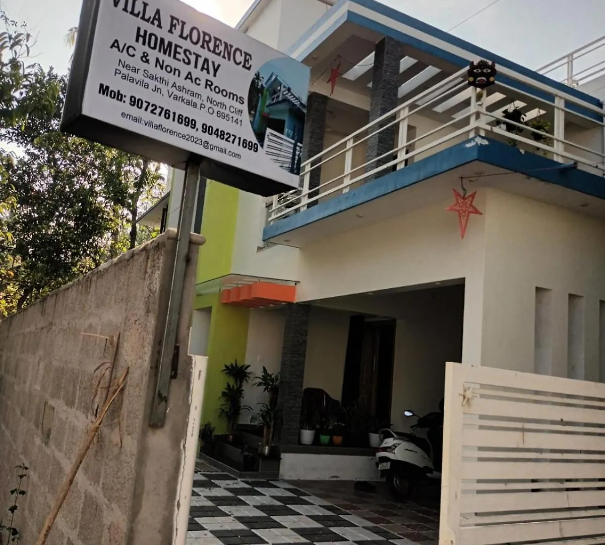 Villa Florence Homestay Varkala Cliff