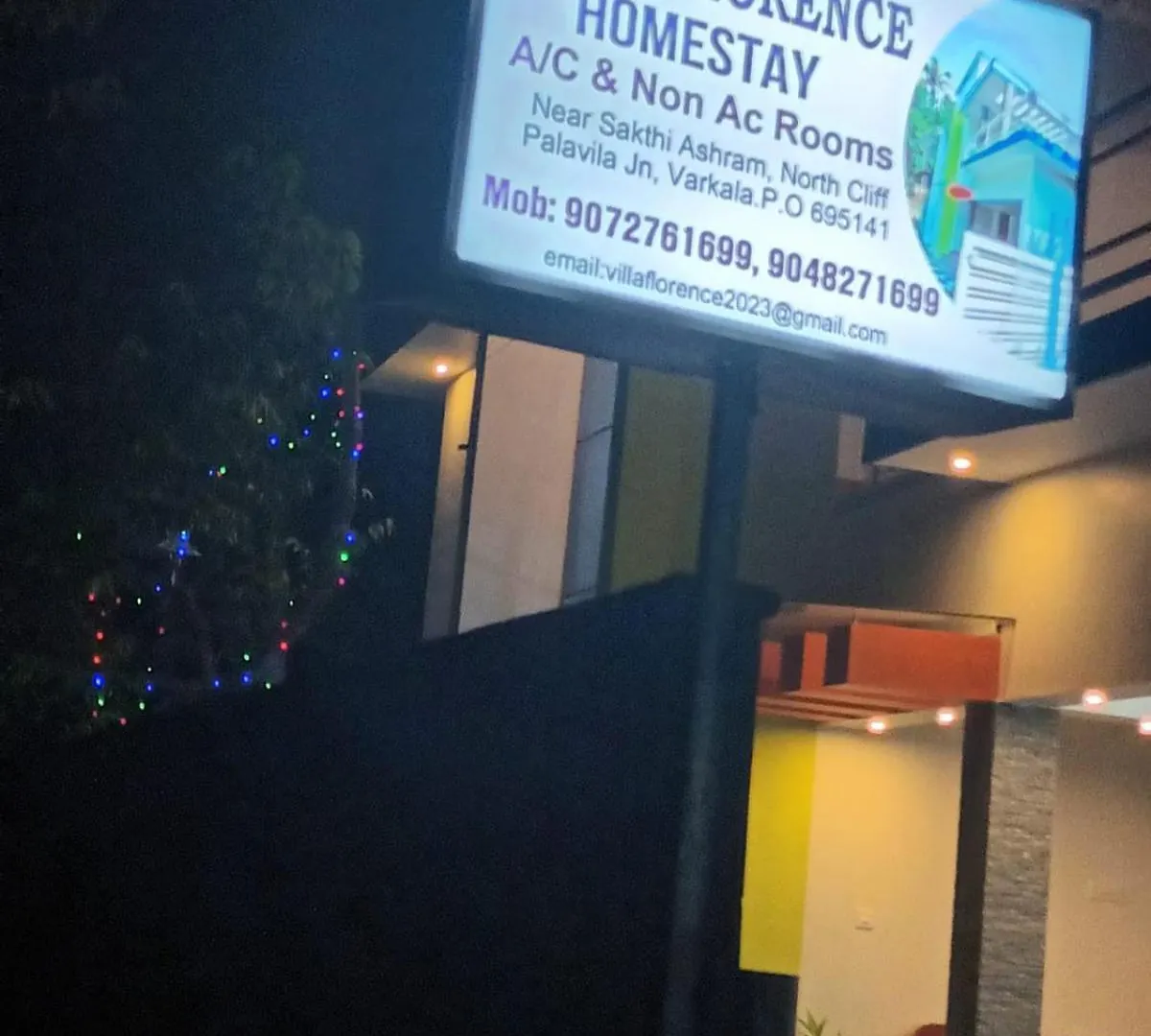 Villa Florence Homestay Varkala Cliff